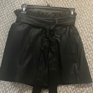 Aeropostale leather skort